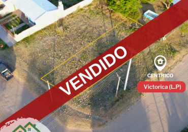 TERRENO EN ESQUINA VENDIDO - VICTORICA